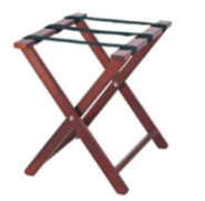 Support bagage en bois pour chambre d'hôtel